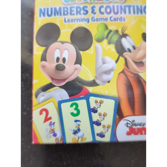 Disney Junior Mickey Mouse Clubhouse Numbers & Counting Learning Game Cards - Picture 3 of 3